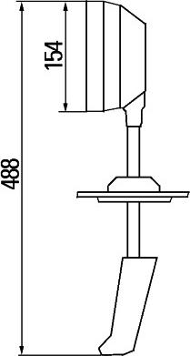 HELLA 1H5 998 502-051 - Прожектор-искатель autospares.lv