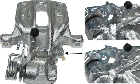 HELLA 8AC 355 382-481 - Тормозной суппорт autospares.lv