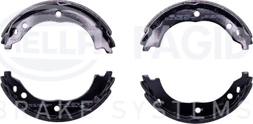 HELLA 8DA 355 050-571 - Комплект тормозов, ручник, парковка autospares.lv