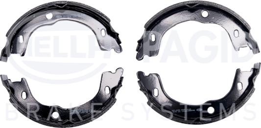 HELLA 8DA 355 050-251 - Комплект тормозов, ручник, парковка autospares.lv