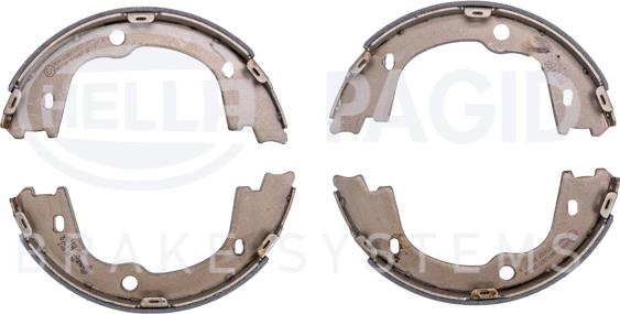 HELLA 8DA 355 050-271 - Комплект тормозов, ручник, парковка autospares.lv