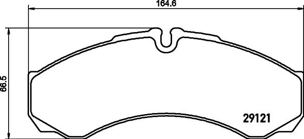 HELLA 8DB 355 005-411 - Тормозные колодки, дисковые, комплект autospares.lv