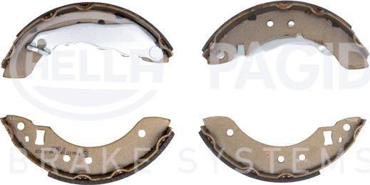 HELLA 8DB 355 000-131 - Комплект тормозных колодок, барабанные autospares.lv