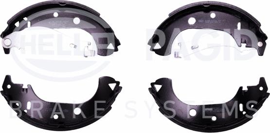 HELLA 8DB 355 002-611 - Комплект тормозных колодок, барабанные autospares.lv