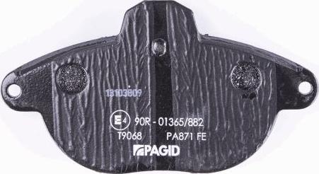 HELLA 8DB 355 019-281 - Тормозные колодки, дисковые, комплект autospares.lv