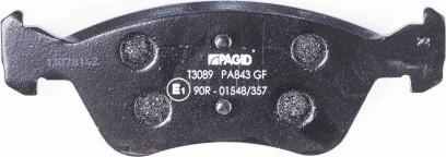 HELLA 8DB 355 016-981 - Тормозные колодки, дисковые, комплект autospares.lv