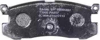 HELLA 8DB 355 016-361 - Тормозные колодки, дисковые, комплект autospares.lv