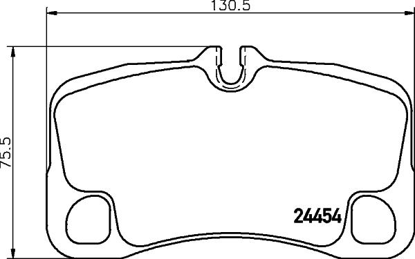 HELLA 8DB 355 013-791 - Тормозные колодки, дисковые, комплект autospares.lv