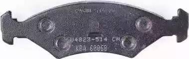 HELLA 8DB 355 017-371 - Тормозные колодки, дисковые, комплект autospares.lv