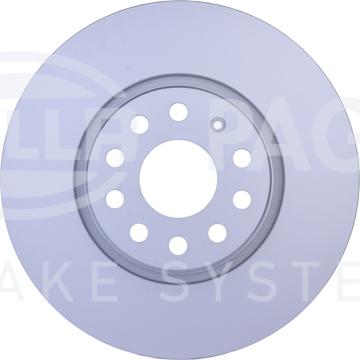 HELLA 8DD 355 109-521 - Тормозной диск autospares.lv