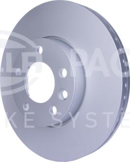 HELLA 8DD 355 109-661 - Тормозной диск autospares.lv