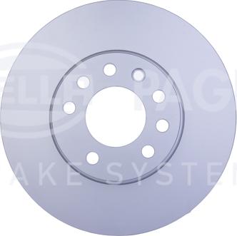 HELLA 8DD 355 109-241 - Тормозной диск autospares.lv