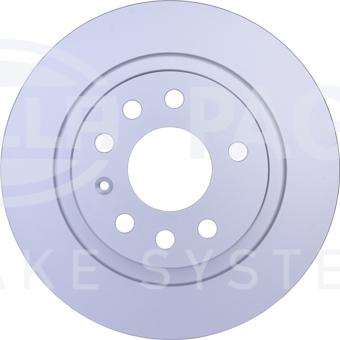 HELLA 8DD 355 109-211 - Тормозной диск autospares.lv