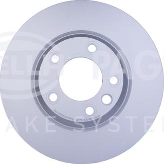 HELLA 8DD 355 109-761 - Тормозной диск autospares.lv