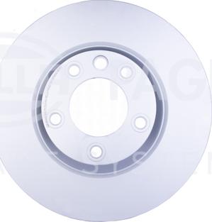 HELLA 8DD 355 109-781 - Тормозной диск autospares.lv