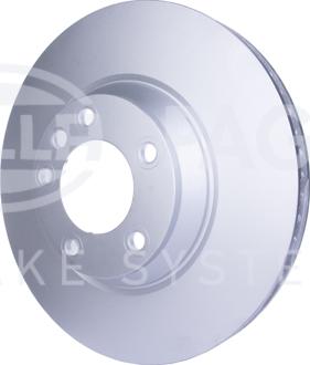 HELLA 8DD 355 109-781 - Тормозной диск autospares.lv