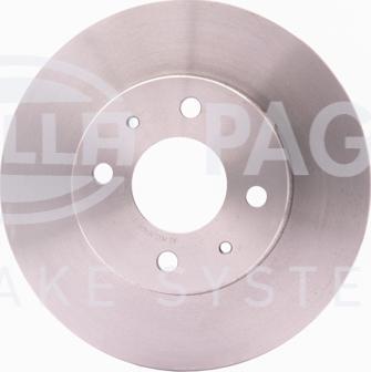 HELLA 8DD 355 105-931 - Тормозной диск autospares.lv