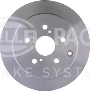 HELLA 8DD 355 105-421 - Тормозной диск autospares.lv