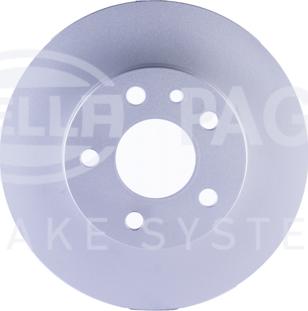 HELLA 8DD 355 105-511 - Тормозной диск autospares.lv