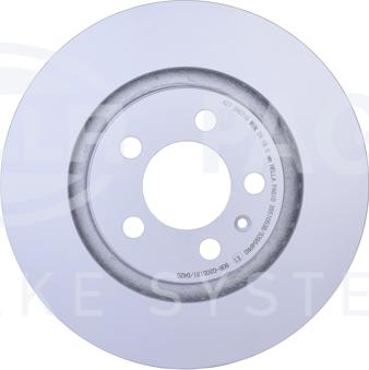 HELLA 8DD 355 105-381 - Тормозной диск autospares.lv