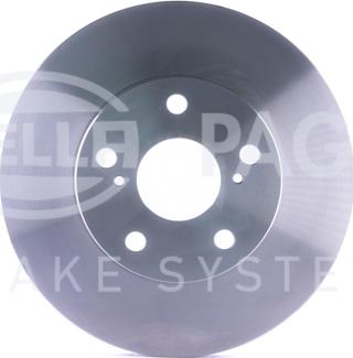 HELLA 8DD 355 105-251 - Тормозной диск autospares.lv