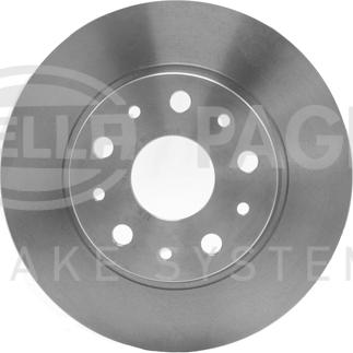 HELLA 8DD 355 106-381 - Тормозной диск autospares.lv