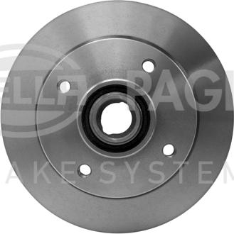 HELLA 8DD 355 100-101 - Тормозной диск autospares.lv