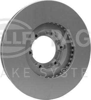 HELLA 8DD 355 100-331 - Тормозной диск autospares.lv