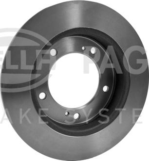 HELLA 8DD 355 101-291 - Тормозной диск autospares.lv