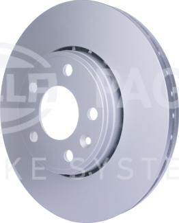 HELLA 8DD 355 108-951 - Тормозной диск autospares.lv