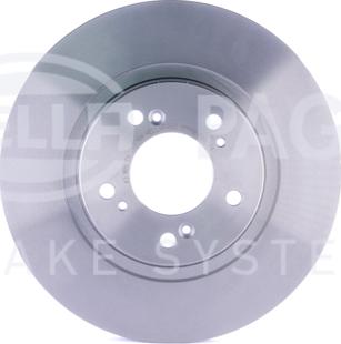 HELLA 8DD 355 108-141 - Тормозной диск autospares.lv