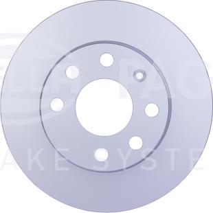 HELLA 8DD 355 108-311 - Тормозной диск autospares.lv