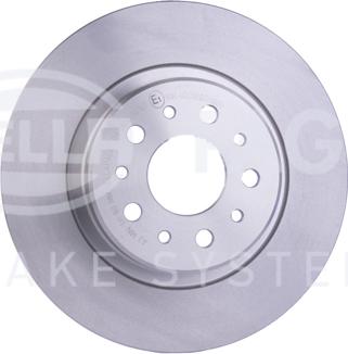 HELLA 8DD 355 108-731 - Тормозной диск autospares.lv