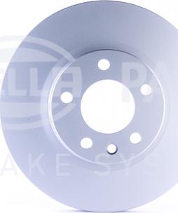 HELLA 8DD 355 103-721 - Тормозной диск autospares.lv