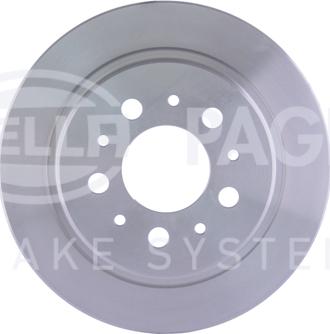 HELLA 8DD 355 102-261 - Тормозной диск autospares.lv