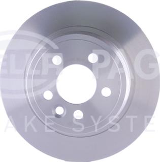 HELLA 8DD 355 107-261 - Тормозной диск autospares.lv