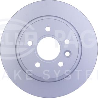 HELLA 8DD 355 119-501 - Тормозной диск autospares.lv