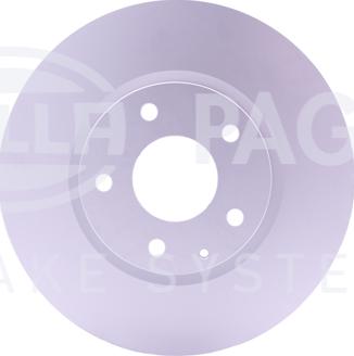 HELLA 8DD 355 119-581 - Тормозной диск autospares.lv