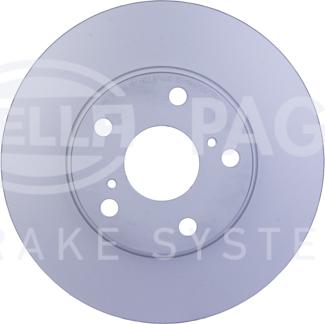 HELLA 8DD 355 119-661 - Тормозной диск autospares.lv