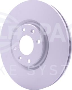 HELLA 8DD 355 119-161 - Тормозной диск autospares.lv