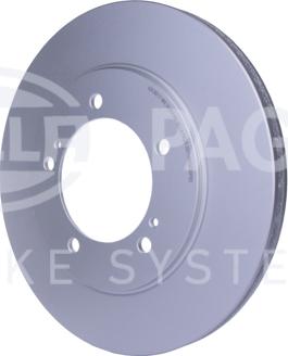 HELLA 8DD 355 114-901 - Тормозной диск autospares.lv