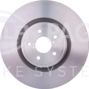 HELLA 8DD 355 114-651 - Тормозной диск autospares.lv