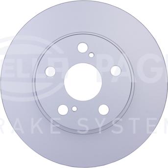 HELLA 8DD 355 115-691 - Тормозной диск autospares.lv