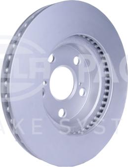 HELLA 8DD 355 116-981 - Тормозной диск autospares.lv