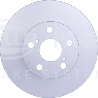 HELLA 8DD 355 116-981 - Тормозной диск autospares.lv