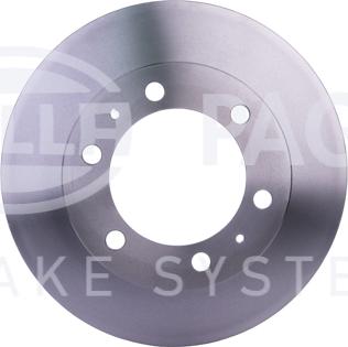 HELLA 8DD 355 116-821 - Тормозной диск autospares.lv