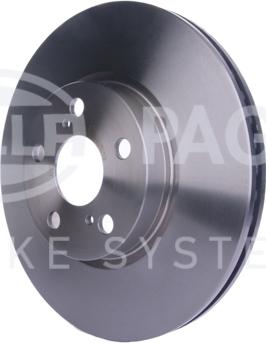 HELLA 8DD 355 116-371 - Тормозной диск autospares.lv