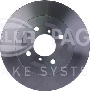 HELLA 8DD 355 110-971 - Тормозной диск autospares.lv