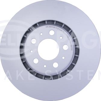 HELLA 8DD 355 110-591 - Тормозной диск autospares.lv