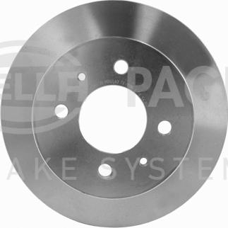 HELLA 8DD 355 110-651 - Тормозной диск autospares.lv